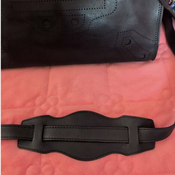 AUTHENTIC BALENCIAGA MATTE BLACK OUT CALFSKIN SMALL HANDBAG PERFECT CONDITION - Picture 5 of 13